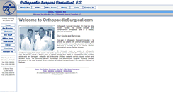 Desktop Screenshot of orthopaedicsurgical.com